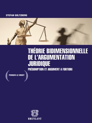 cover image of Théorie bidimensionnelle de l'argumentation juridique